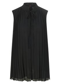 Emilia Lay - &Auml;rmellose Bluse, schwarz, Gr. 50, Kunstfaser