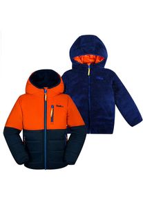 Peek U Omkeerbare doorgestikte jas "Wolf" oranje/donkerblauw - 53% |