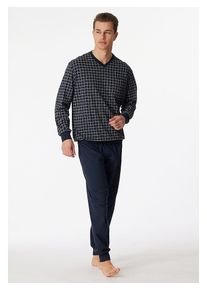 Schiesser Pyjama donkerblauw - 44% | Maat: 58 |