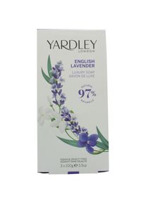 Yardley, Handseife, English Lavender Soap 3x 100g (Hartseife)