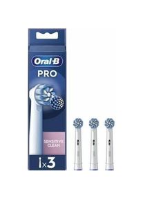 Oral-B, Zahnbürstenkopf, Sensitive Clean Aufsteckbürsten 3er weiss (3 x)