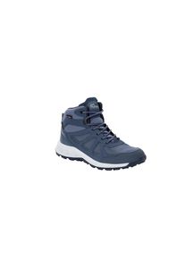 Jack Wolfskin, Damen, Wanderschuh &raquo;WOODLAND 2 TEXAPORE MID W&laquo; wasserdicht, Trekkingschuh, blau, 37, blau, Wanderschuh WOODLAND 2 TEXAPORE MID W von 