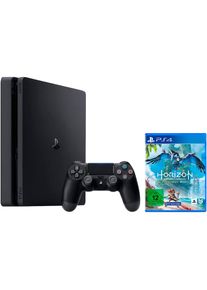 Playstation 4 , Spielekonsole »Slim + Horizon Forbidden West« , schwarz , Blu-ray/DVD-Laufwerk, Spiele und Filme in HD, HDR-fähig