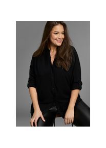 Laura Scott CURVE , Longbluse im Tunika Stil aus weicher Viskose - GROSSE GRÖSSE , schwarz , 42 , 42 , Feminine Longbluse von Laura Scott CURVE –...
