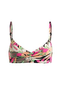 Roxy , Bandeau-Bikini-Top »Printed Beach Classics« , Anthracite Palm Song S , Cup B , XXL -Cup B , XXL , Kollektion: „PT Beach Classics"-Kollektion