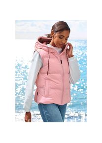 ELBSAND , Steppweste, mit großem Logoprint auf dem Rücken , rosa , S/36