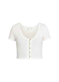 Roxy , Shirttop »Born With It« , Egret , M , M , Material: Texturierter, leicht gebürsteter...