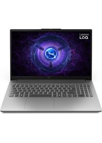 Lenovo LOQ 15IAX9E Notebook Gaming 15.6" Intel (15.60", 512 GB, 16 GB, IT, Intel Core i5-12450HX), Notebook, Grau