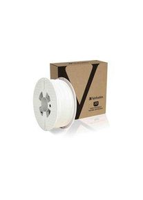 Verbatim Filament f&uuml;r 3D-Drucker, PETG, 1.75mm, Weiss, 1kg - 55050