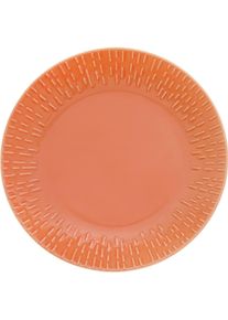 Aida Life in Colour - Confetti - Apricot dessert plate w/relief porcelain (13322), Teller, Mehrfarbig