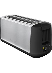 Moulinex Subito Select, Toaster, Schwarz, Silber