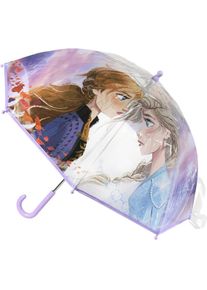 Disney Frozen, Mädchen, Regenschirm, II - Regenschirm Poe manuell, 45 cm, Fliede, Violett