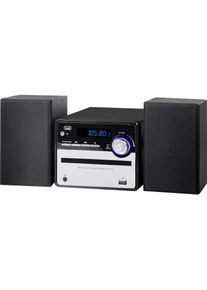 Trevi HCX 10F6 Mini Home Audio System (CD Player, Bluetooth, 2x 10 W), Stereoanlage, Schwarz