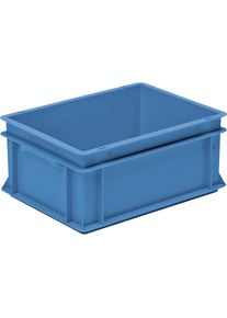 Recipiente apilable euronorma, L x A x H 400 x 300 x 170 mm, azul, UE 6 unid.