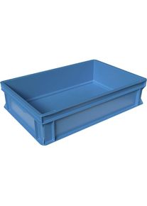 Recipiente apilable euronorma, L x A x H 600 x 400 x 145 mm, azul, UE 4 unid.