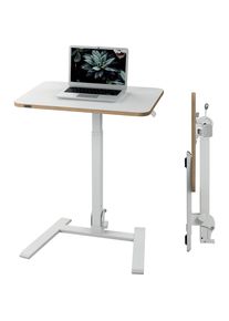 Leitz Bureau, inklapbaar, h x b x d 740 - 1090 x 460 x 650 mm, wit