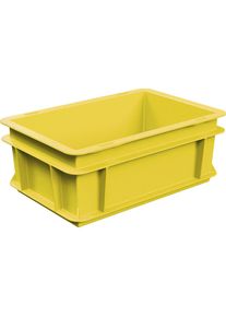 Recipiente apilable euronorma, L x A x H 300 x 200 x 120 mm, amarillo, UE 10 unid.