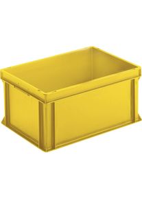 Recipiente apilable euronorma, L x A x H 600 x 400 x 325 mm, amarillo, UE 2 unid.