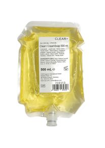 CWS Crèmezeep Clear+, pH-neutraal met citroengeur, inhoud 0,5 liter, VE = 6 stuks