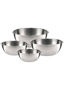 WMF Sch&uuml;sselset, Metall, 4-teilig, rund, Geschirr, Schalen & Sch&uuml;sseln, Sch&uuml;sselset