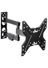 TecTake Supporto da installazione a parete per monitor 17-42′′ (43-107cm) inclinabile girevole - nero - 401413