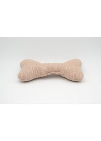 Wuff Knochen Stoffspielzeug, beige