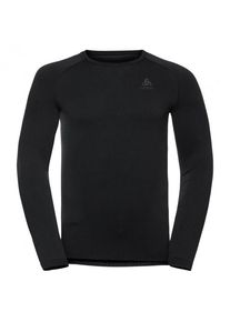 Odlo Base Layer Top Crew Neck L/S Performance Warm Eco Synthetic base layer Men (XXL, black)