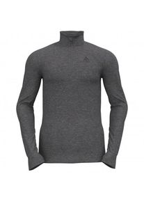 Odlo BL Top Turtle Neck L/S Half Zip Active Warm Synthetic base layer Men (XL, grey)