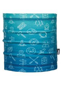 P.A.C. Kids Neckwarmer Fleece Tube scarf Kids (One Size, turquoise/blue)