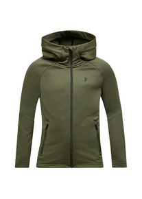 Peak Performance Kid's Rider Essentials Zip Hood Fleece jacket Kids (140, olive)