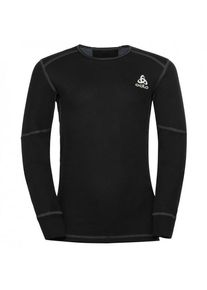 Odlo Kid's Base Layer Top Crew Neck L/S Active X-Warm Synthetic base layer Kids (116, black)