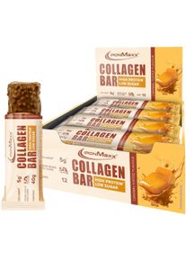 IronMaxx Collagen Bar, 12 x 40 g Riegel, Caramel