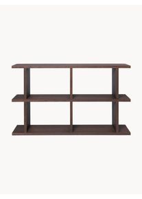 ferm LIVING Regał z drewna Kona Brązowy Drewno S 123 x W 72 cm