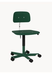 Montana Furniture Cadeira de escritório giratória Kevi 2533, regulável em altura Verde L 56 x P 56 cm