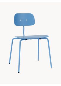 Montana Furniture Krzesło Kevi 2060 Niebieski Metal, Drewno S 53 x G 51 cm