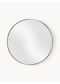 Rund Väggspegel Lacie Guld Glas, Trä, Metall Ø 55 cm | Westwing Collection