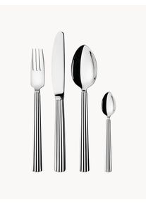 Georg Jensen Højpudset bestiksæt Bernadotte, i forskellige sætsstørrelser Sølv Metal 6 personer (24-dele)