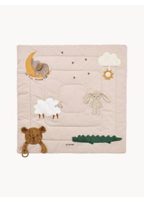 Liewood Legemåtte i bomuld Bernet Farverig, Hvid Bomuld, Syntetisk fiber, Stof B 95 x L 95 cm