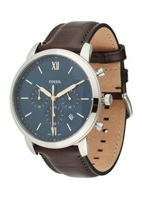 Fossil Uhr Damen blau, silber Größe One Size