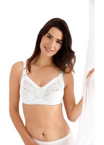 Naturana Damska Podprsenka b.kostíc, vsádka-čipka hore biela veľkosť 80A