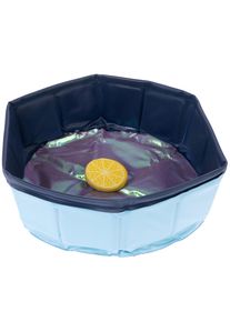 Lot de jouets flottants TIAKI Ice Cream.- accessoire adapté : petit bassin Kitty Pool avec jouet flottant