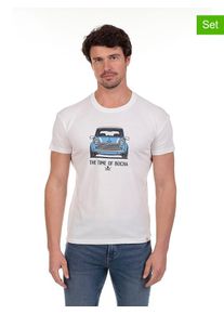 The Time of Bocha 2-delige set: shirts donkerblauw/wit - 79% | Maat: