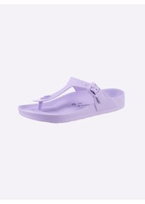 Dames Teenslipper van licht materiaal in lila ,maat 36, WITT, 100% EVA (ethyleenvinylacetaat)