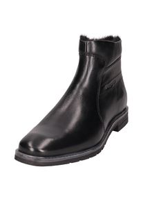 Bugatti, Damen, Westernstiefelette Stiefelette, Business Schuh mit Warmfutter und Rei&szlig;verschluss, schwarz, 44, schwarz, Elegante Bugatti 