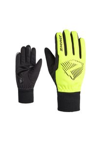 Ziener, Unisex, Fahrradhandschuhe &raquo;DOMMI-Z bike glove junior&laquo;, poison yellow, poison yellow, winddichte, atmungsaktive, wasserabw. WINDSHIELD@ Membran