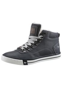 Mustang Shoes , Winterboots, mit kuscheligem Warmfutter , schwarz , 42 , 42 , High Top Sneaker mit Logoschriftzug