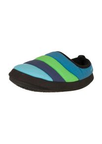 Trollkids , Kinder , Hausschuh »KIDS HUT MULE XT« warm, stoßdämpfend, Anziehschlaufe , dark marine/fresh green/mystic blue , 37 , 37 , Komfortabler...