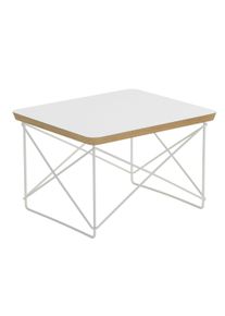 Occasional Table LTR Table d'appoint HPL Blanc Vitra Fil d'acier blanc revêtu par poudre
