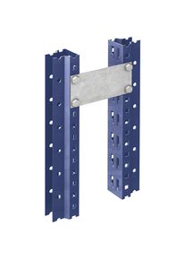 Afstandhouder voor breedvakstelling, incl. schroeven, lengte 150 mm, verzinkt