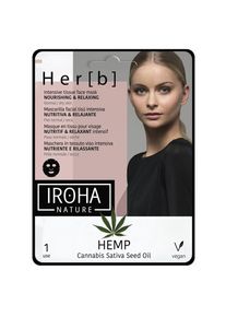 IROHA nature - Her[B] Cannabis Textil Maszk F&aacute;tyolmaszkok